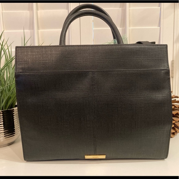 ZAC POSEN Black Large Shirley Bow Purse w/dust bag. Great condition. 🌸 - Picture 2 of 11